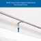 Sun Zero Sun Zero Bronn Industrial 3/4" Room Darkening Curtain Rod, 66-120", Polished Pewter SN47072E - alternate 4